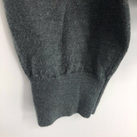 Izod Wool Blend Sweater Mens Size XXL 2XL Gray V-Neck Long Sleeve Knit Soft - Picture 4 of 11